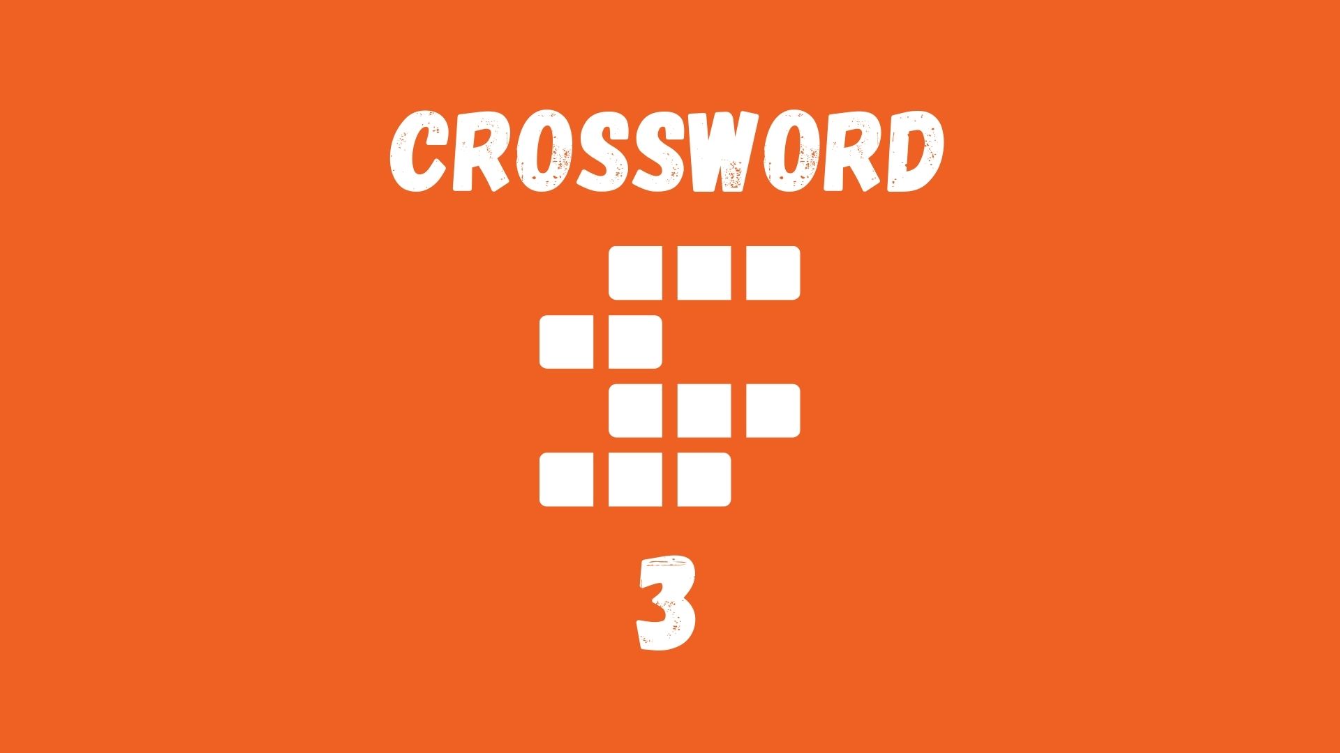 English Activities Crossword Puzzle 03