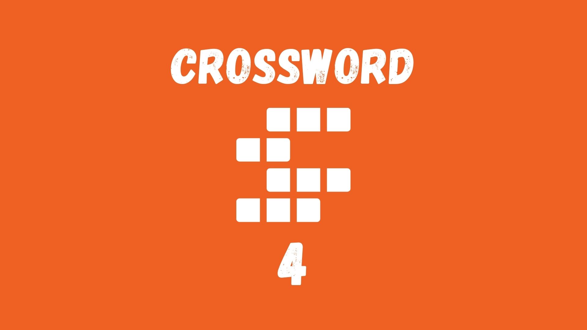 English Activities Crossword Puzzle 04