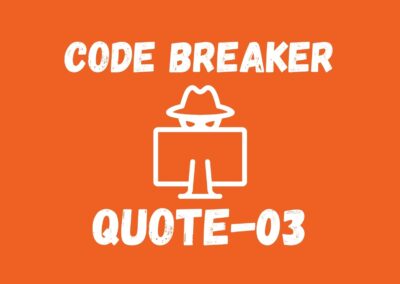 Code Breaker 3 | Quote by Charles Dickens