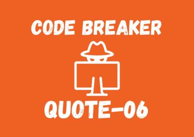 Code Breaker 6 | Quote by Samuel Beckett