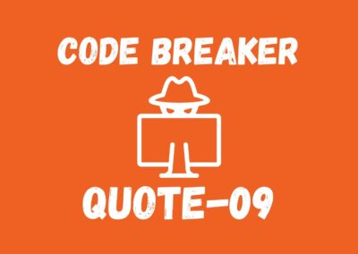 Code Breaker 9 | Quote by Maya Angelou