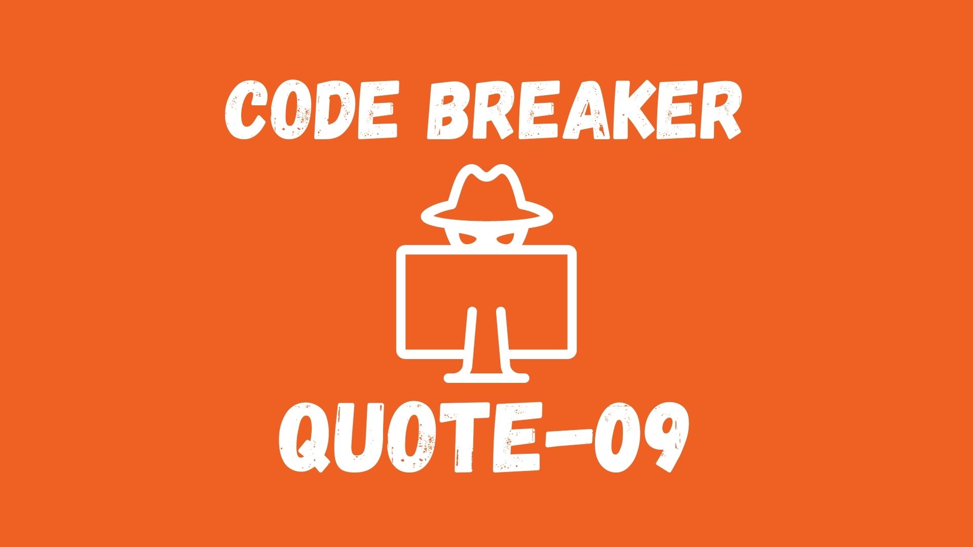Code Breaker Decipher the Quote 09