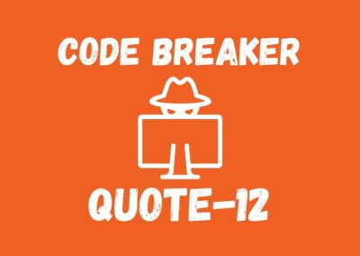 Code Breaker 12 | Quote by J. K. Rowling
