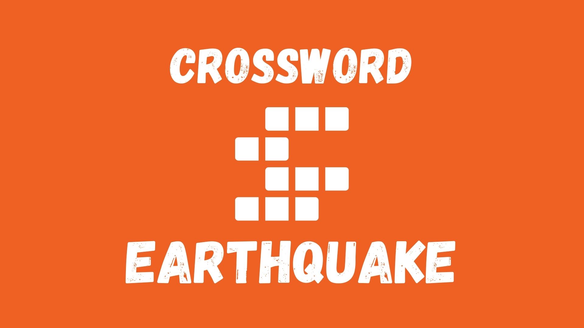 English Plus Vocabulary Builder Crossword EP636 Earthquake