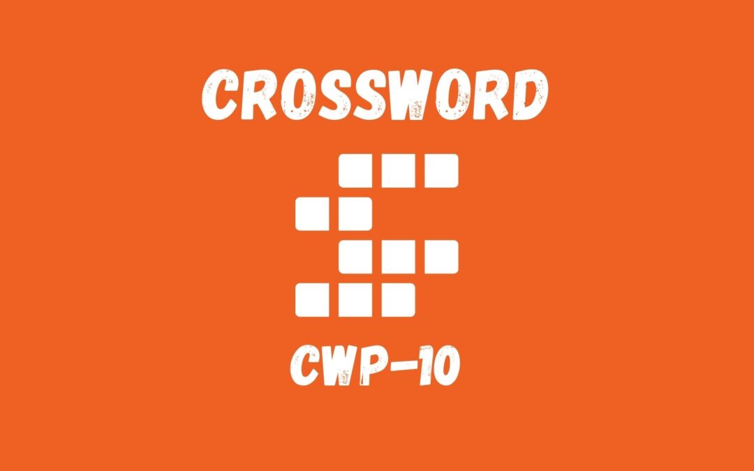 Vocabulary Building Crossword Puzzle 10