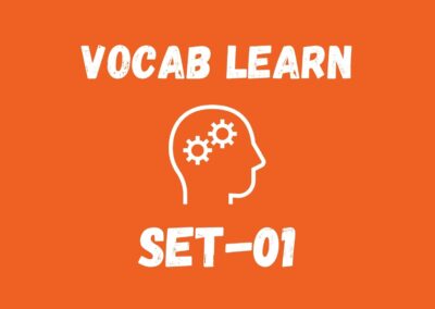 Vocabulary Learning Set 01