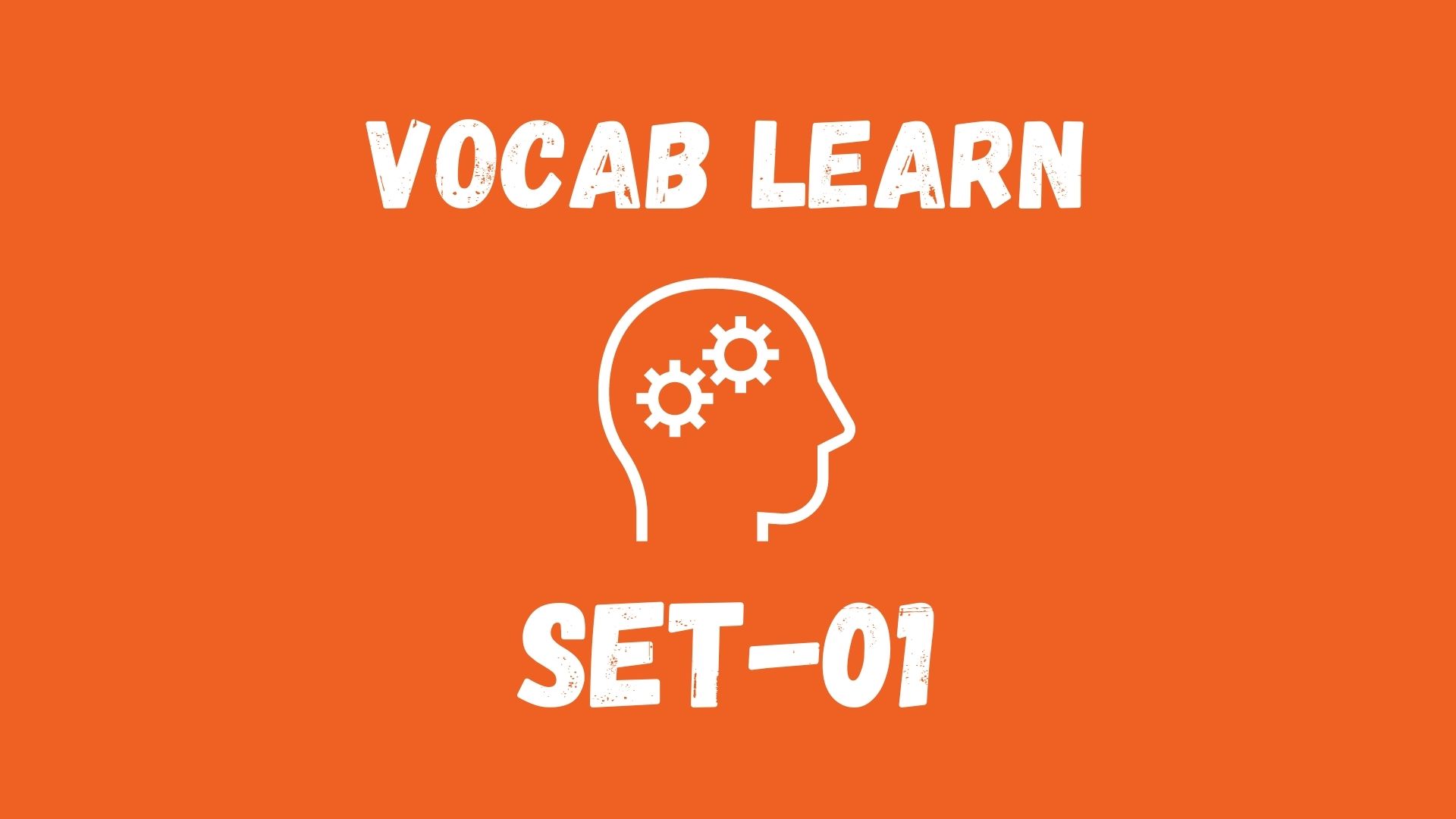 English Vocabulary Builder Learn Set 01