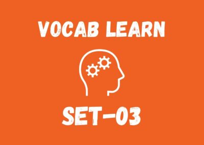 Vocabulary Learning Set 03