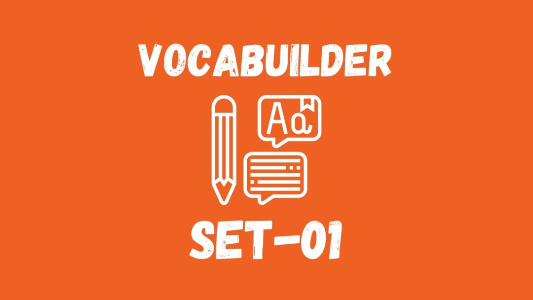 English Vocabulary Builder Set 01