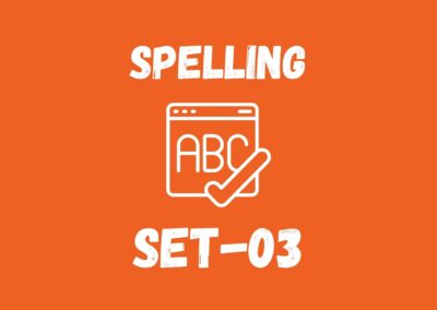 Spelling Set 03