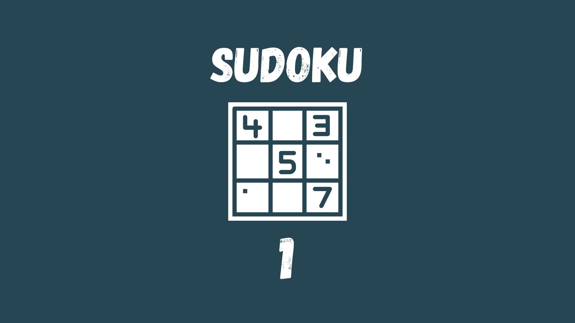 Logic and Math Games and Puzzles Sudoku 01