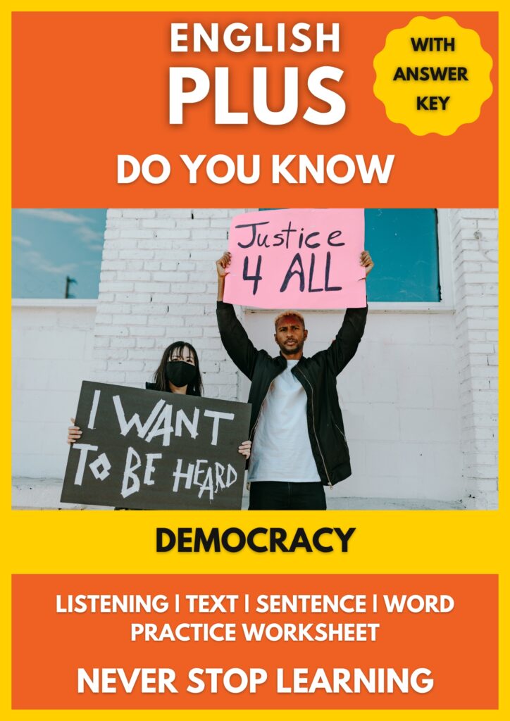 Do You Know Democracy PDF Practice Worksheet