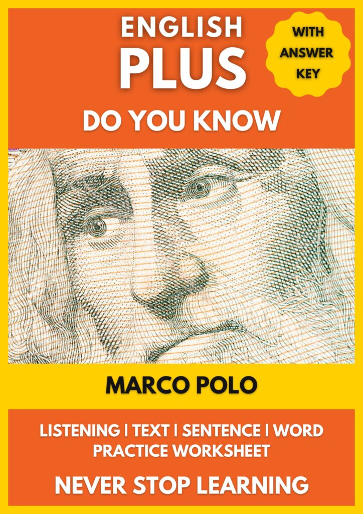 Do You Know Marco Polo PDF Practice Worksheet