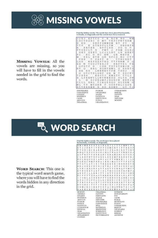 Word Search Games and Activities Book 1 Sample_Page_05