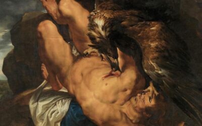 Prometheus: The Unending Flame – A Tale of Ancient Greek Defiance and Benevolence