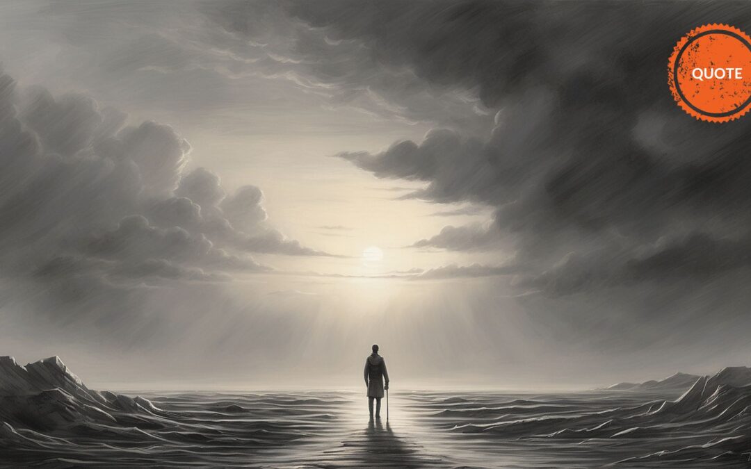 It Is During Our Darkest Moments That We Must Focus to See the Light