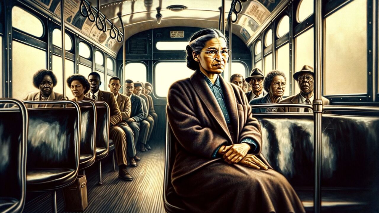 Seated For Justice: The Unyielding Courage Of Rosa Parks - English Plus 