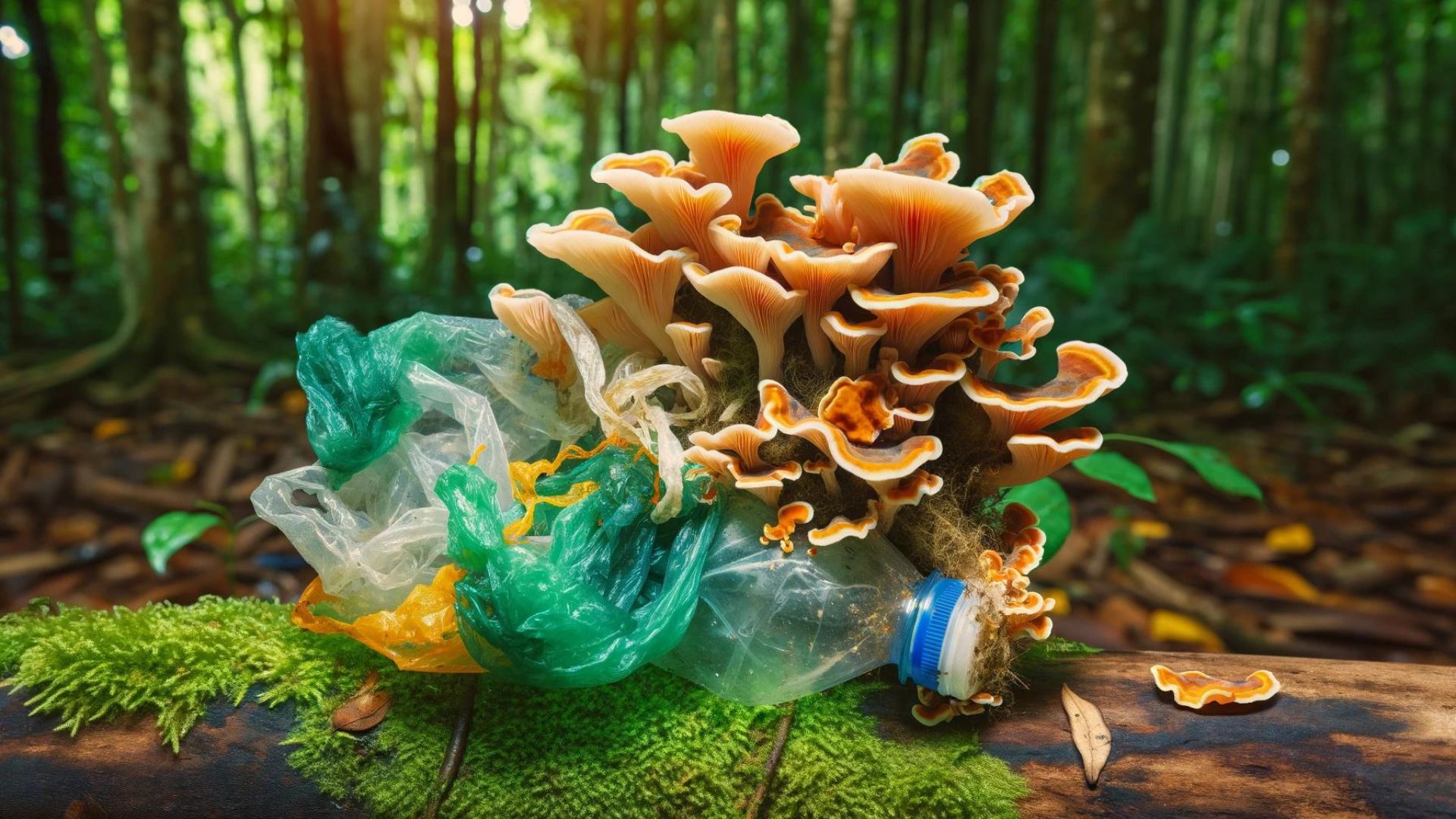 Fungus that can break down plastic
