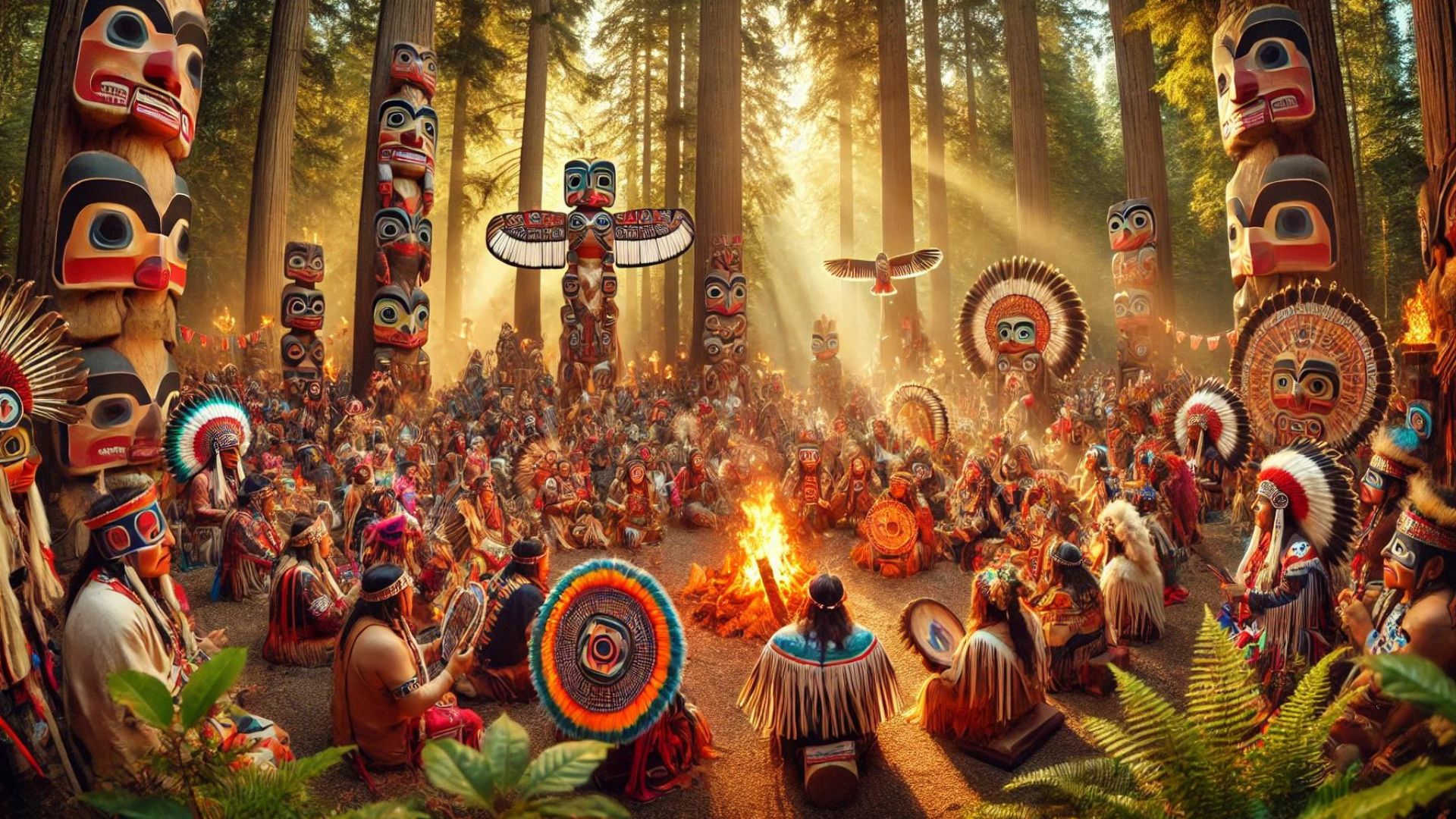 The First Nations' Potlatch Ceremony