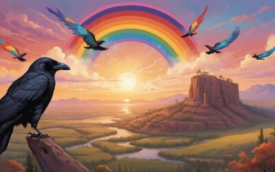 The Inspiring Story of the Rainbow Crow: A Lenape Tale of Sacrifice and Beauty