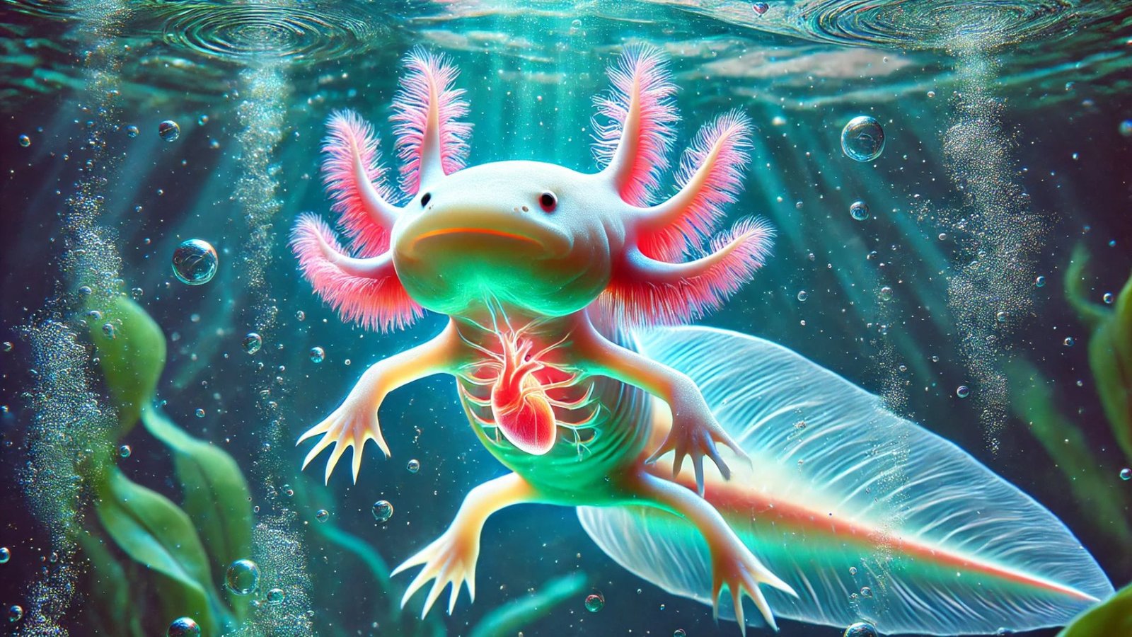 Did you know axolotls can regenerate not just limbs, but also their heart, lungs, and spinal cord