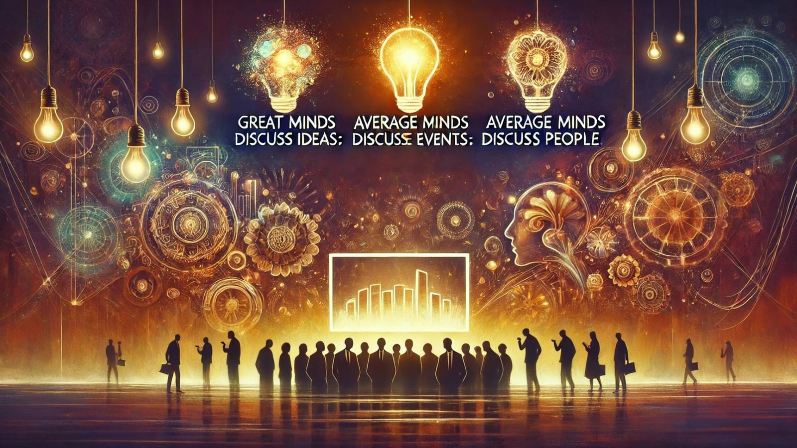 Great Minds Discuss Ideas Great Minds Discuss Ideas