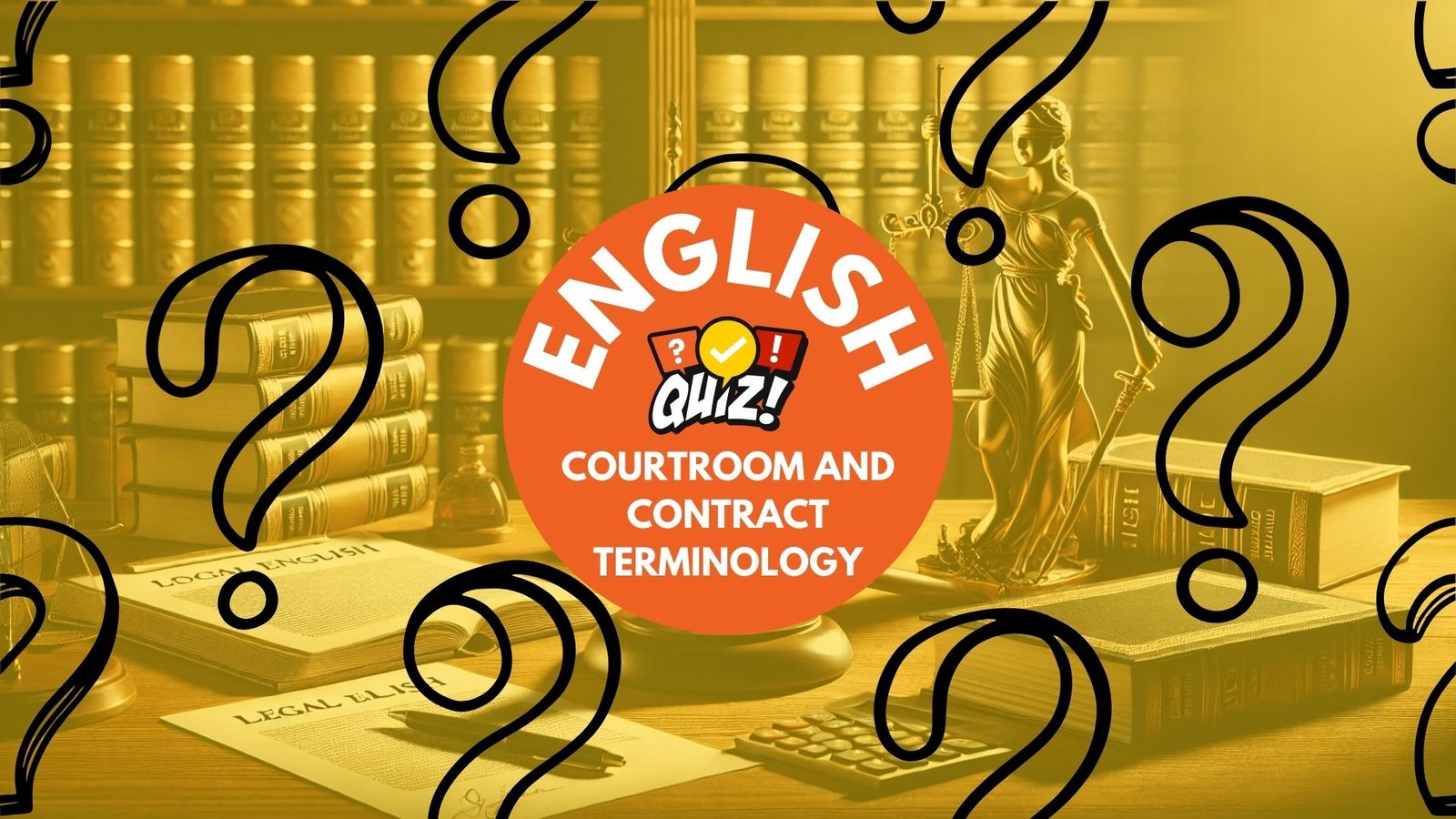 Mastering Legal English – Courtroom and Contract Terminology Quiz