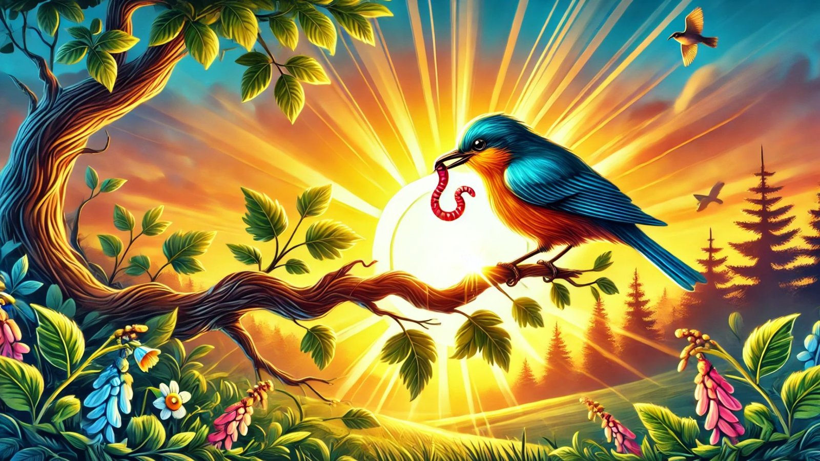 The early bird gets the worm