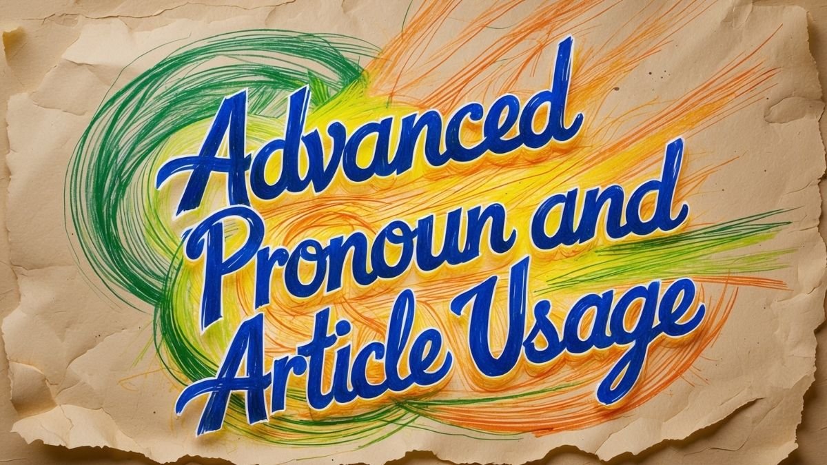 Exploring Vocabulary – Advanced Pronoun and Article Usage Quiz