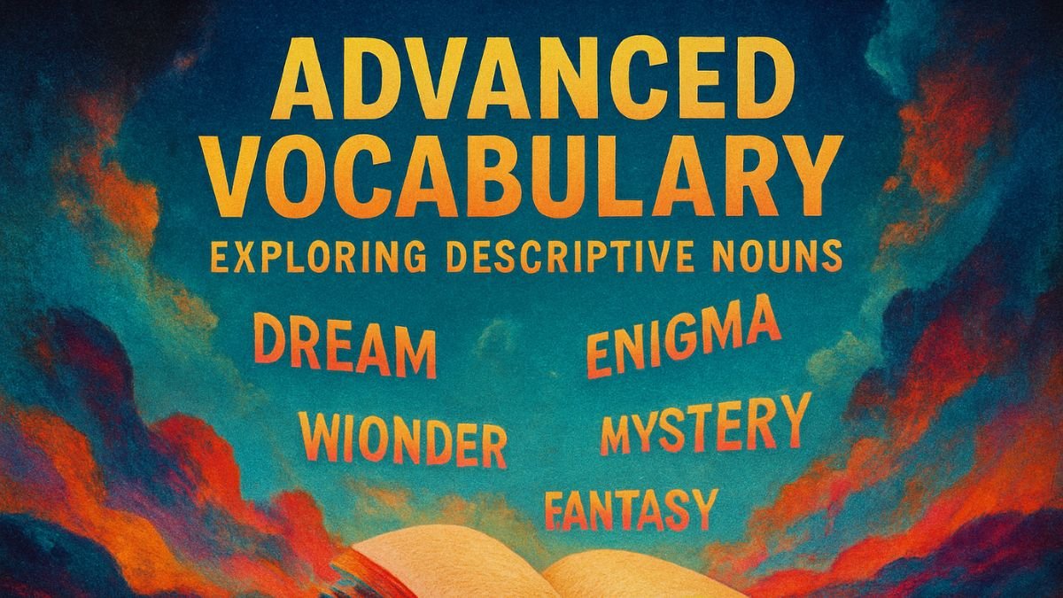 Advanced Vocabulary – Exploring Descriptive Nouns