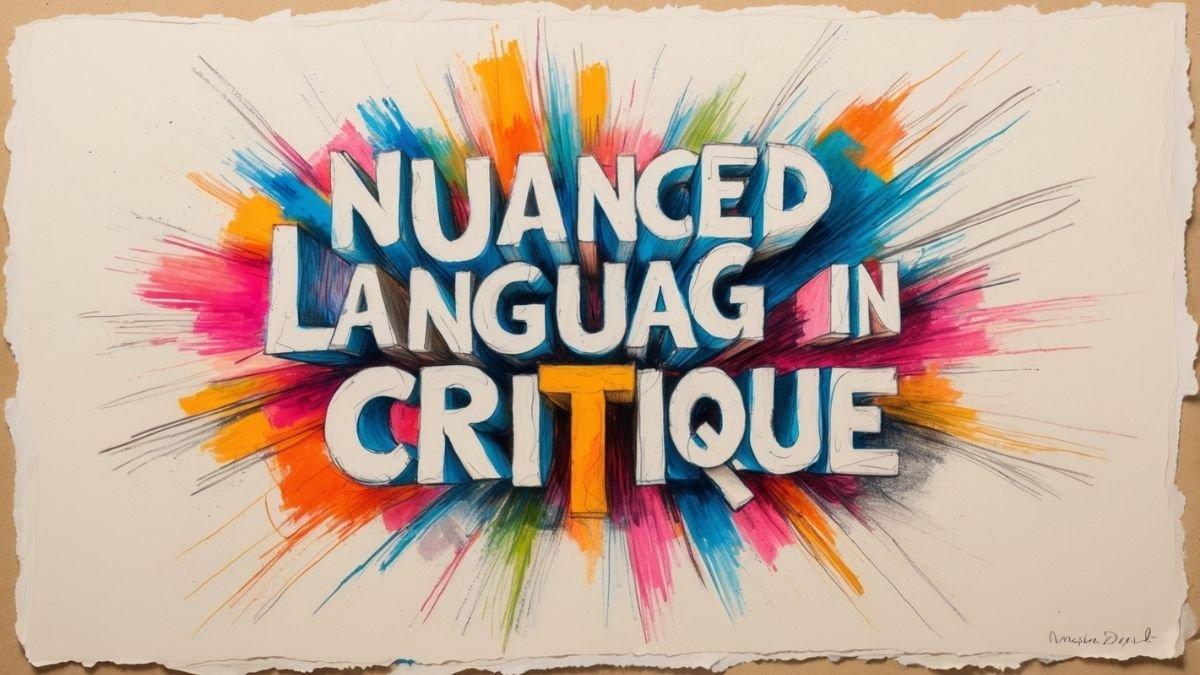 Advanced Vocabulary – Nuanced Language in Critique Advanced Vocabulary – Nuanced Language in Critique