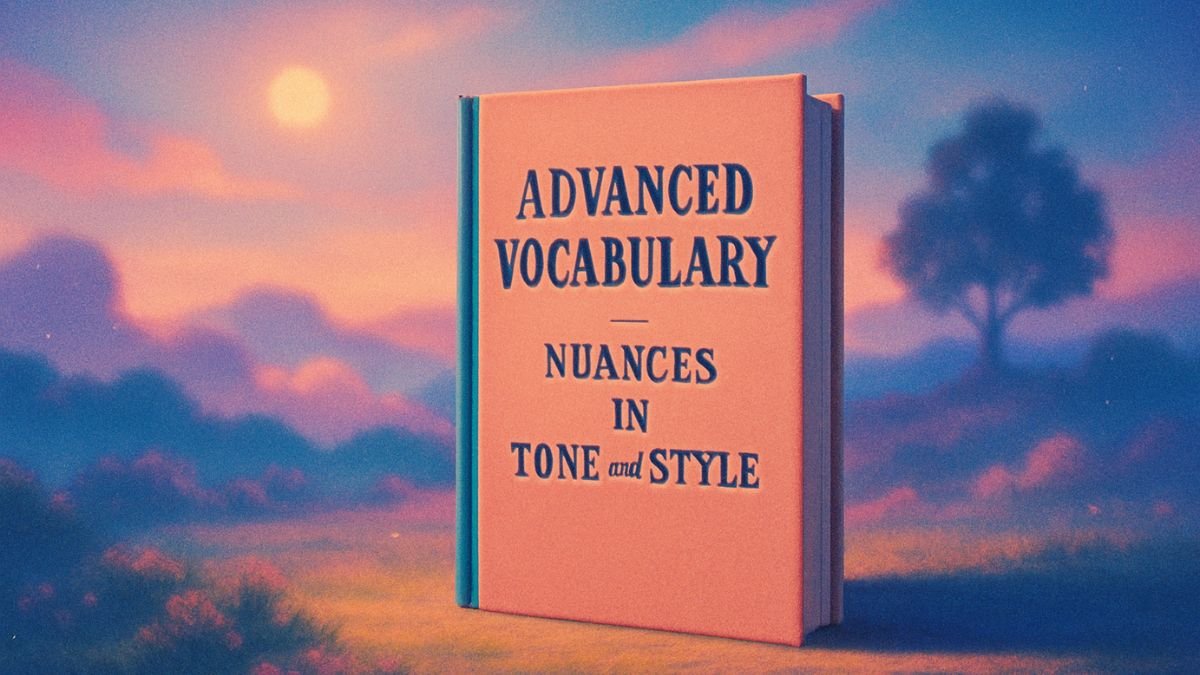 Advanced Vocabulary – Nuances in Tone and Style