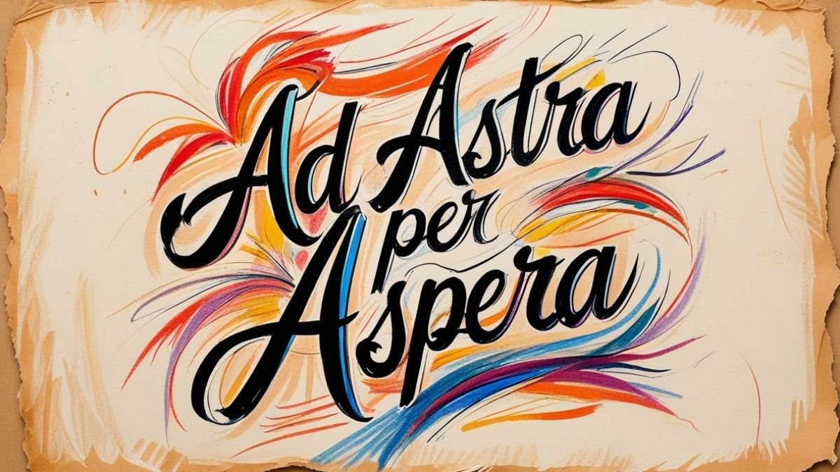 What They Said__Ad Astra per Aspera_ (A rough road leads to the stars) - Latin phrase, motto of Kansas
