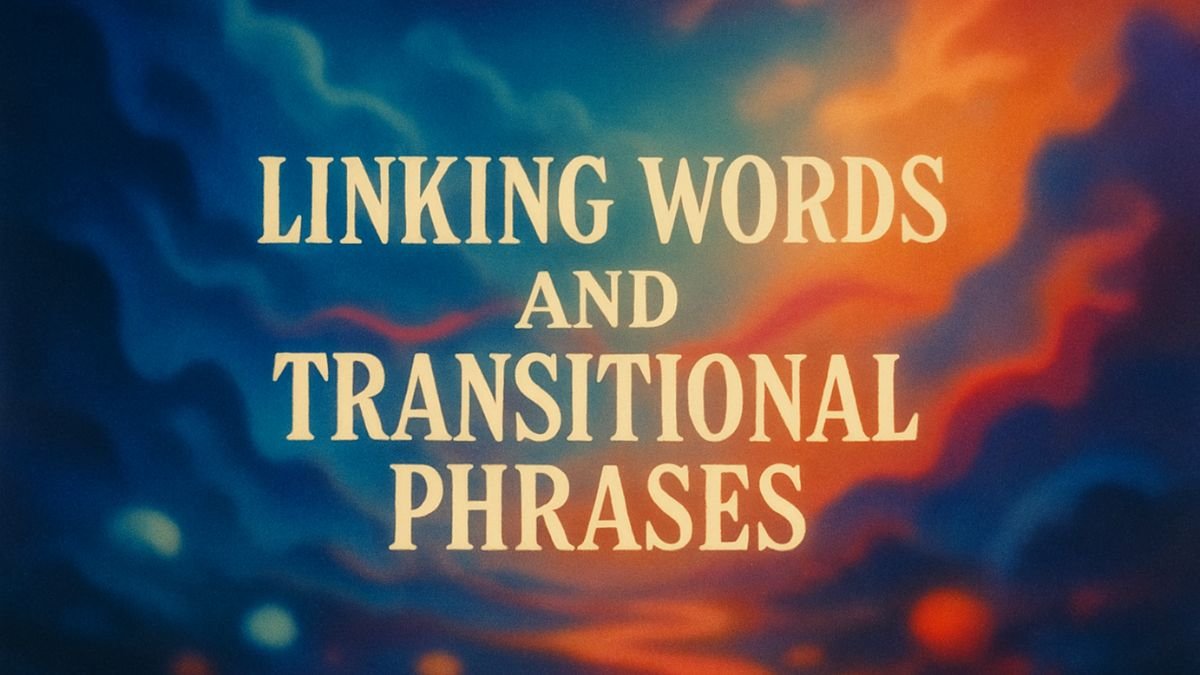 Advanced Vocabulary – Linking Words and Transitional Phrases Quiz