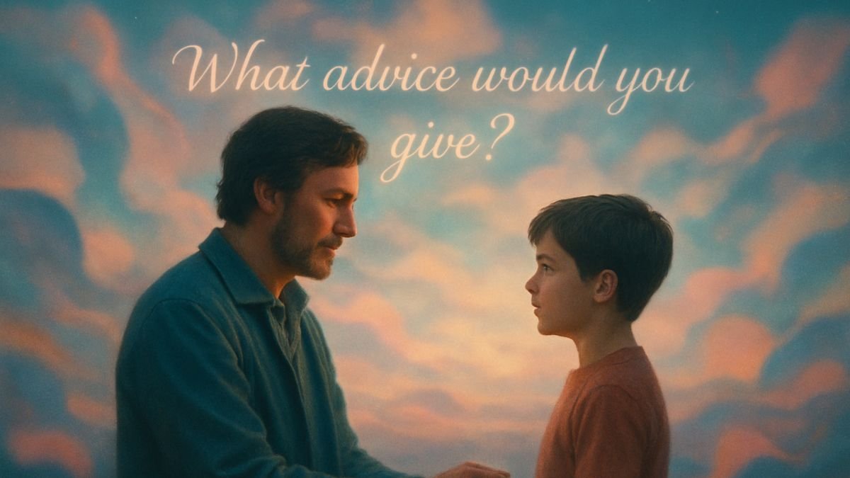 If you could mentor your younger self, what advice would you give If you could mentor your younger self, what advice would you give