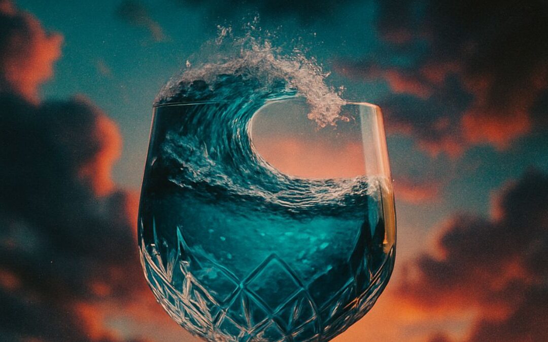 The Weight of Water in a Crystal Glass