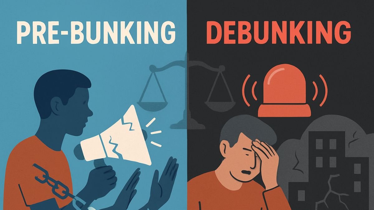 Pre-bunking vs. De-bunking