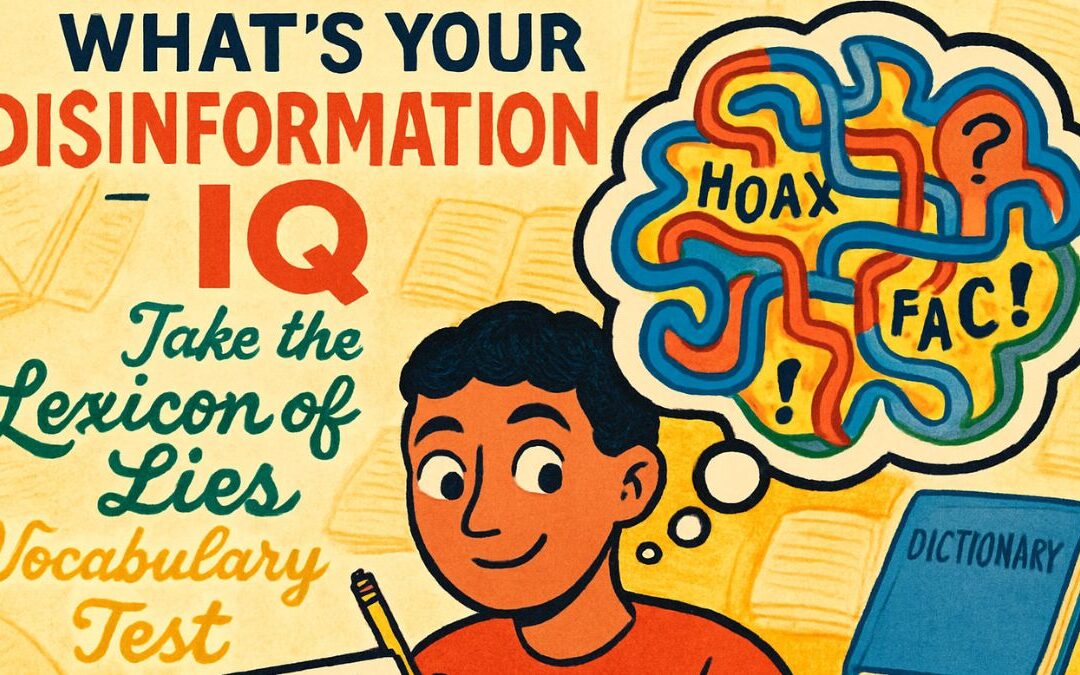 What’s Your Disinformation IQ? Take the Lexicon of Lies Vocabulary Test!
