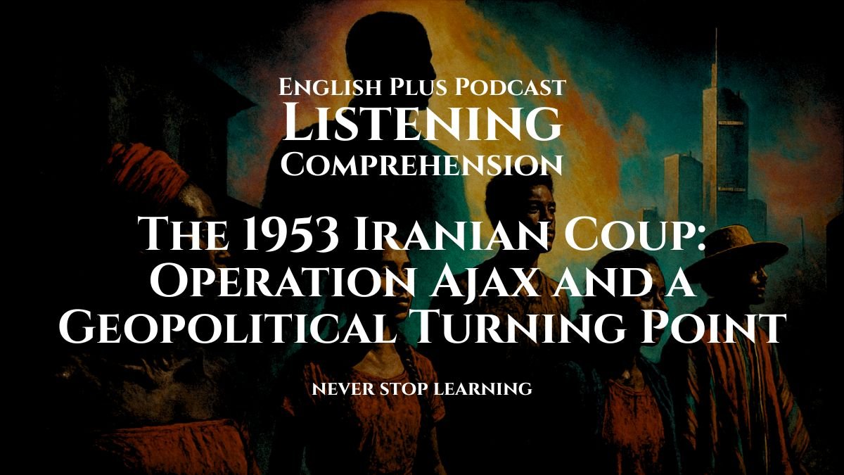 The 1953 Iranian Coup_ Operation Ajax and a Geopolitical Turning Point _ Listening Comprehension The 1953 Iranian Coup_ Operation Ajax and a Geopolitical Turning Point _ Listening Comprehension