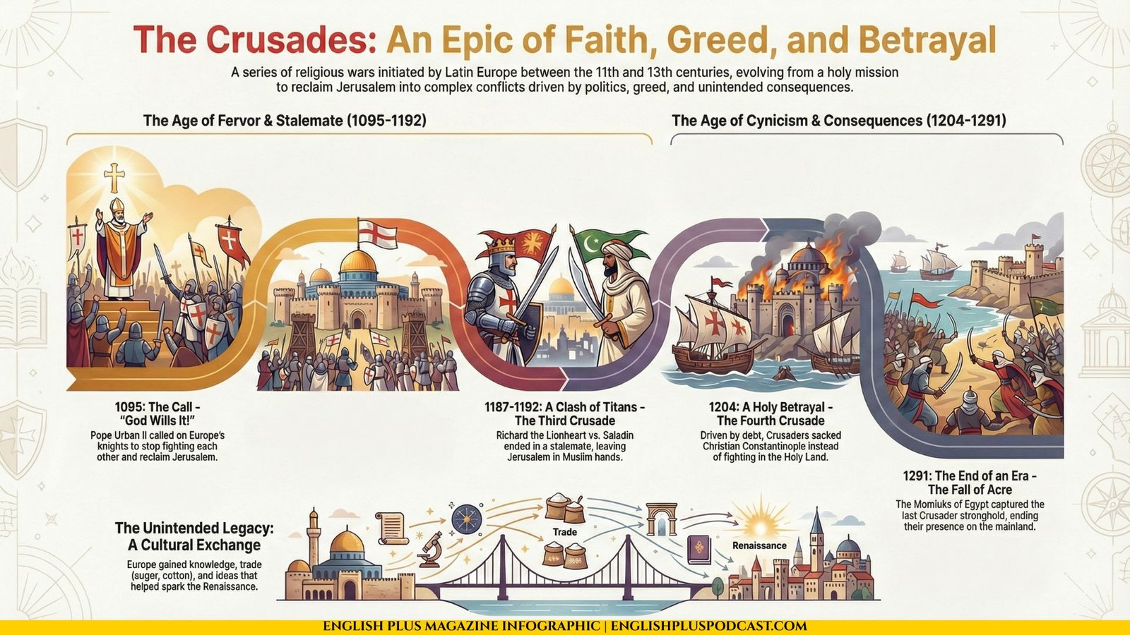 The Crusades Infographic