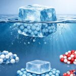 Why does ice float on water