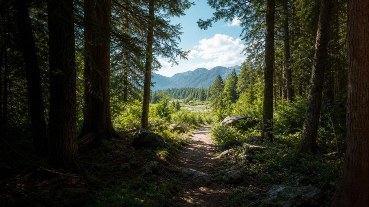Out of the woods