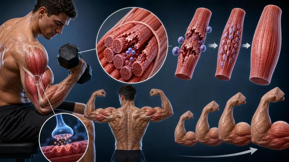 The Mechanics of Muscle Growth