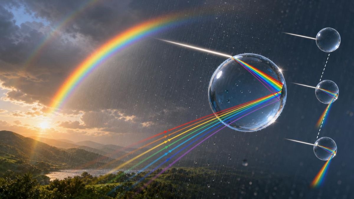 The Physics of Rainbows_ Refraction and Reflection