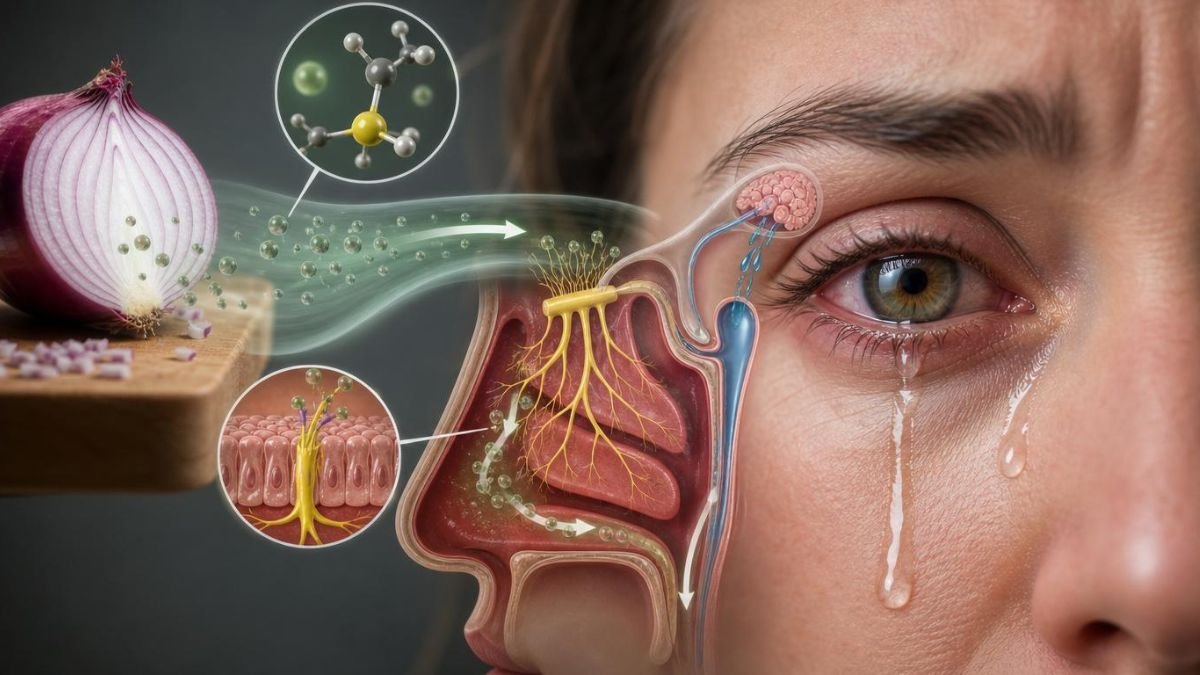 Why do onion fumes make us cry