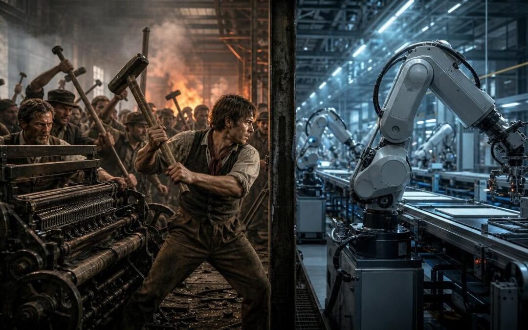 The Luddites Weren’t Afraid of Technology: What a 200-Year-Old Rebellion Reveals About Our Panic Over AI
