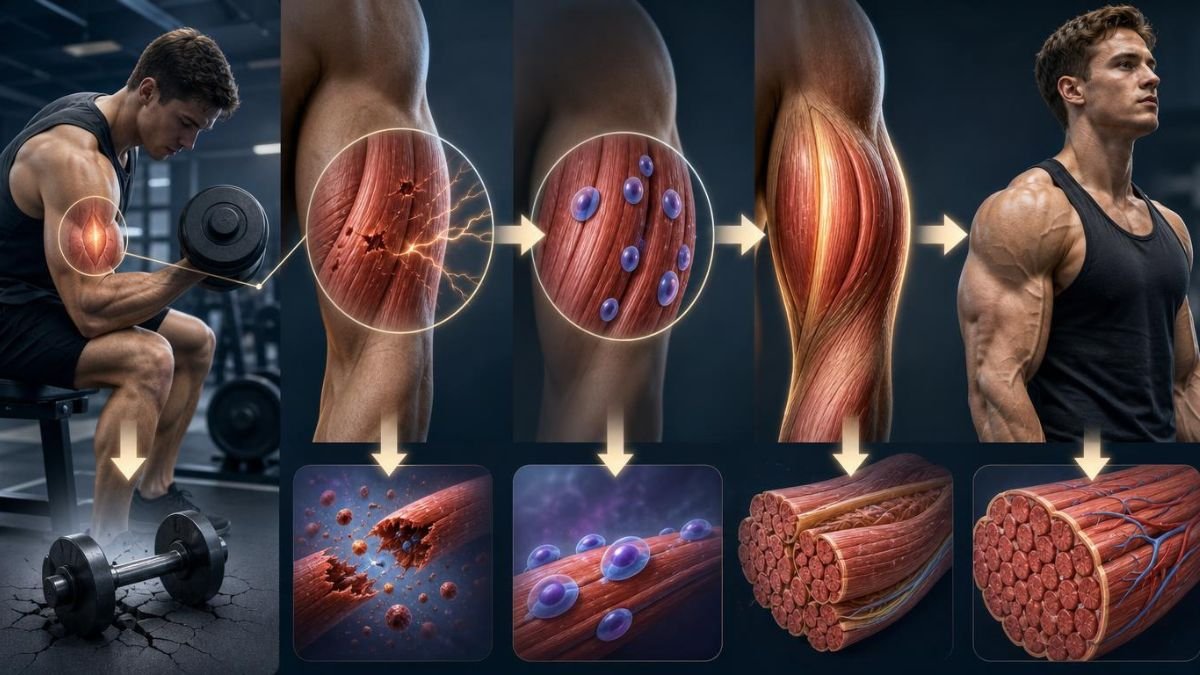 The Mechanics of Muscle Growth